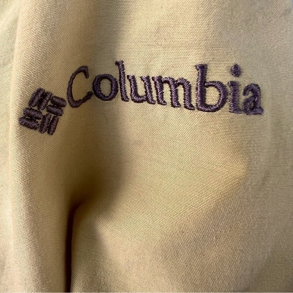 COLUMBIA CHARTREUSE GREEN LIGHTWEIGHT LONG JACKET SIZE LARGE - Picture 3 of 6